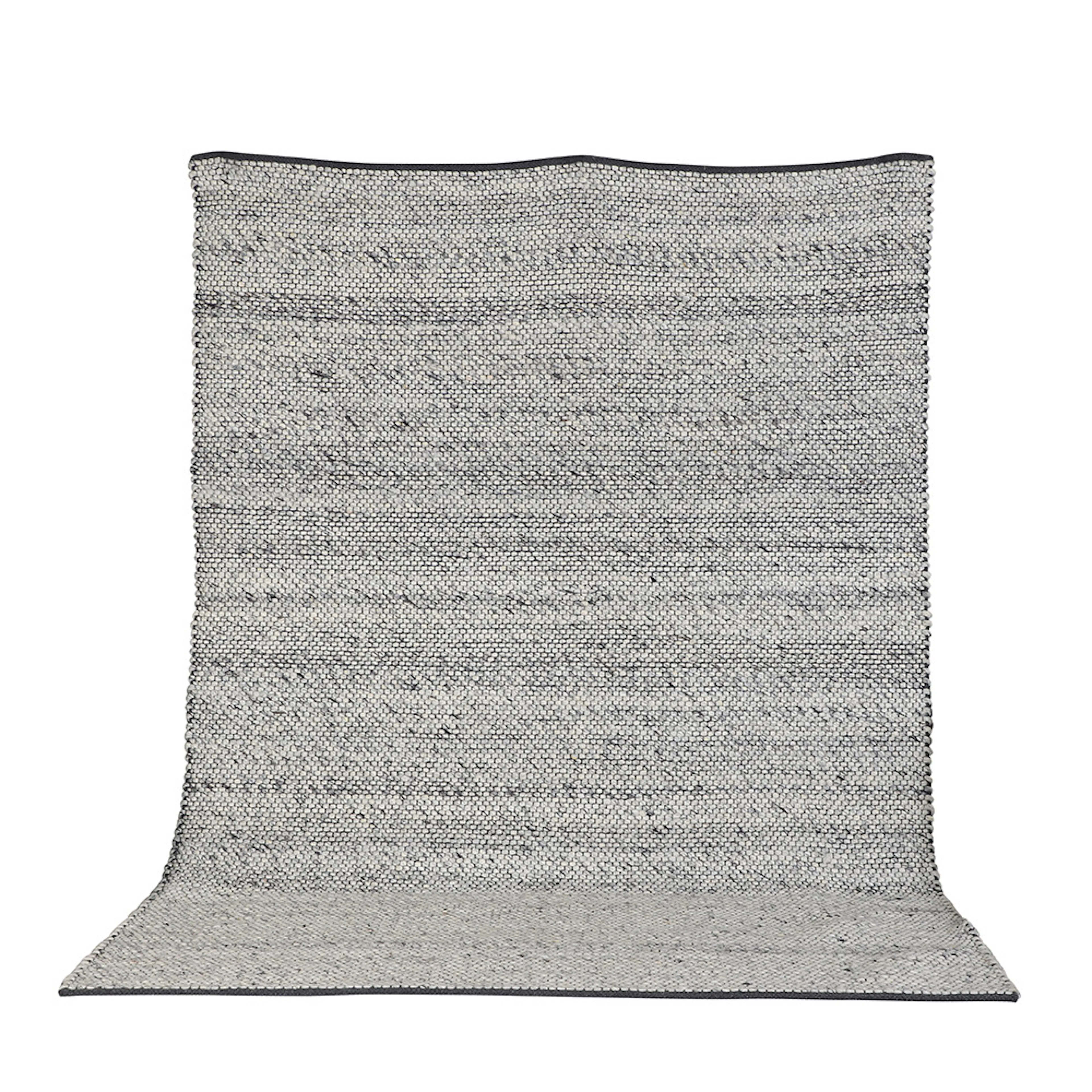 Ganga Wool Carpet 200x300cm Grey Grå, Mått: 303x201 cm