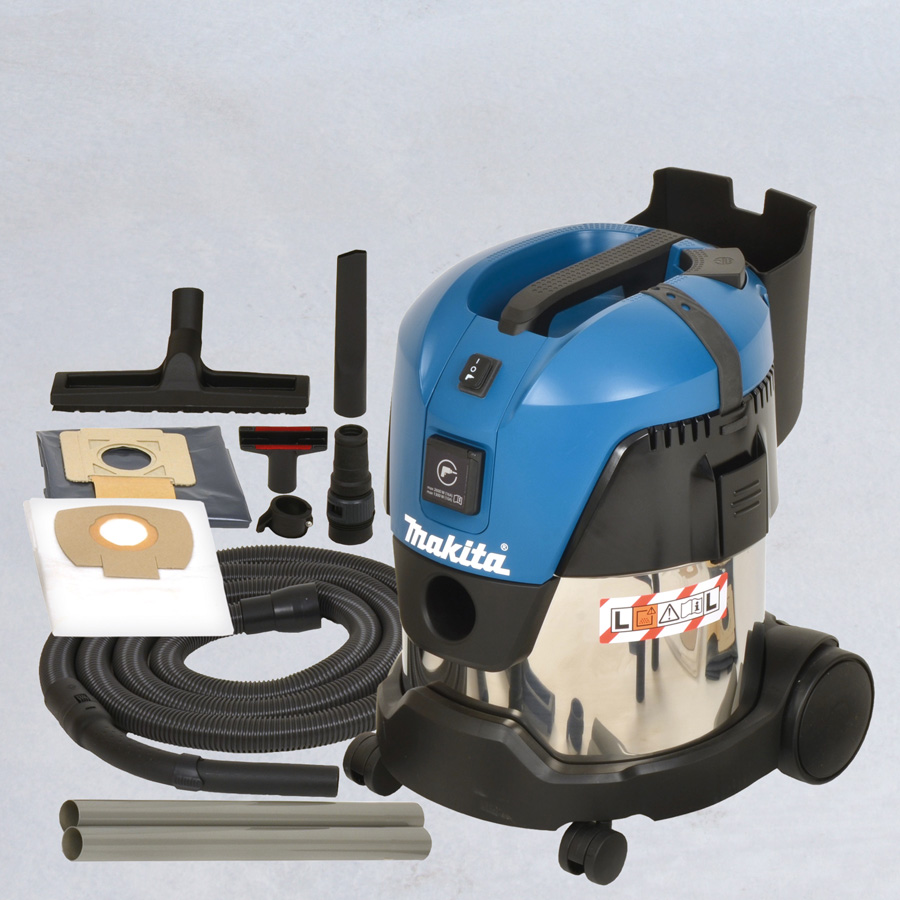Universaldammsugare Makita VC2012L Grovdammsugare med Push&Clean 20L