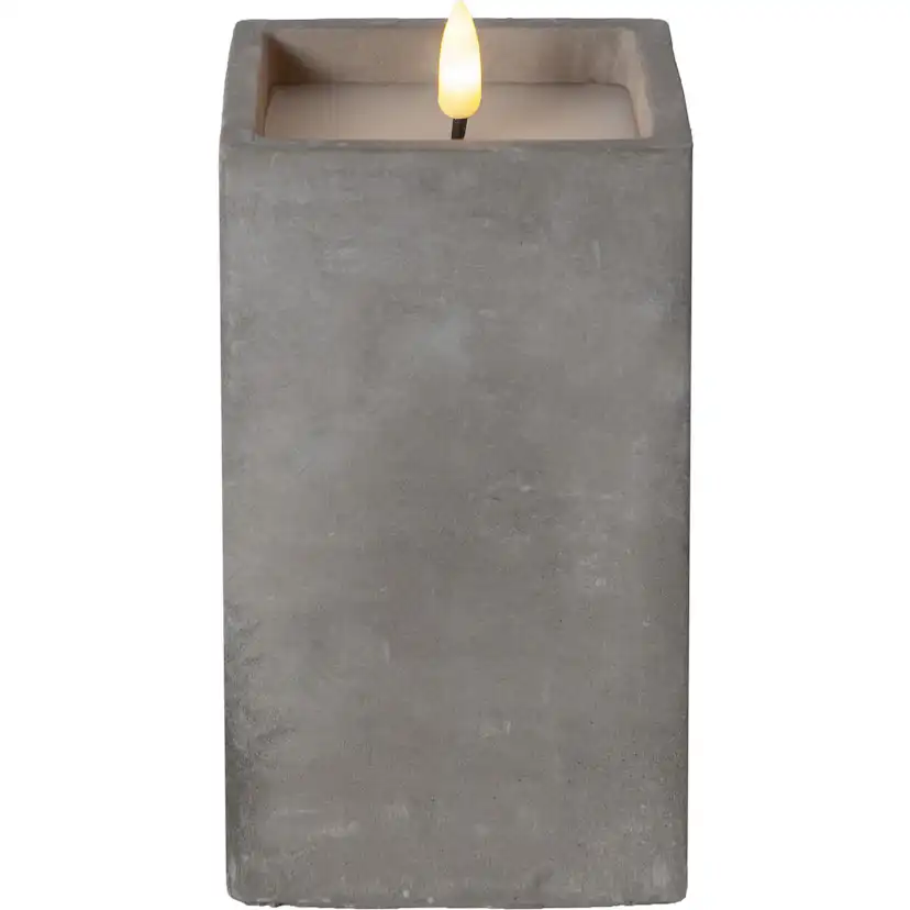 LED Blockljus Flamme Cem 16,5cm Höjd: 165 mm