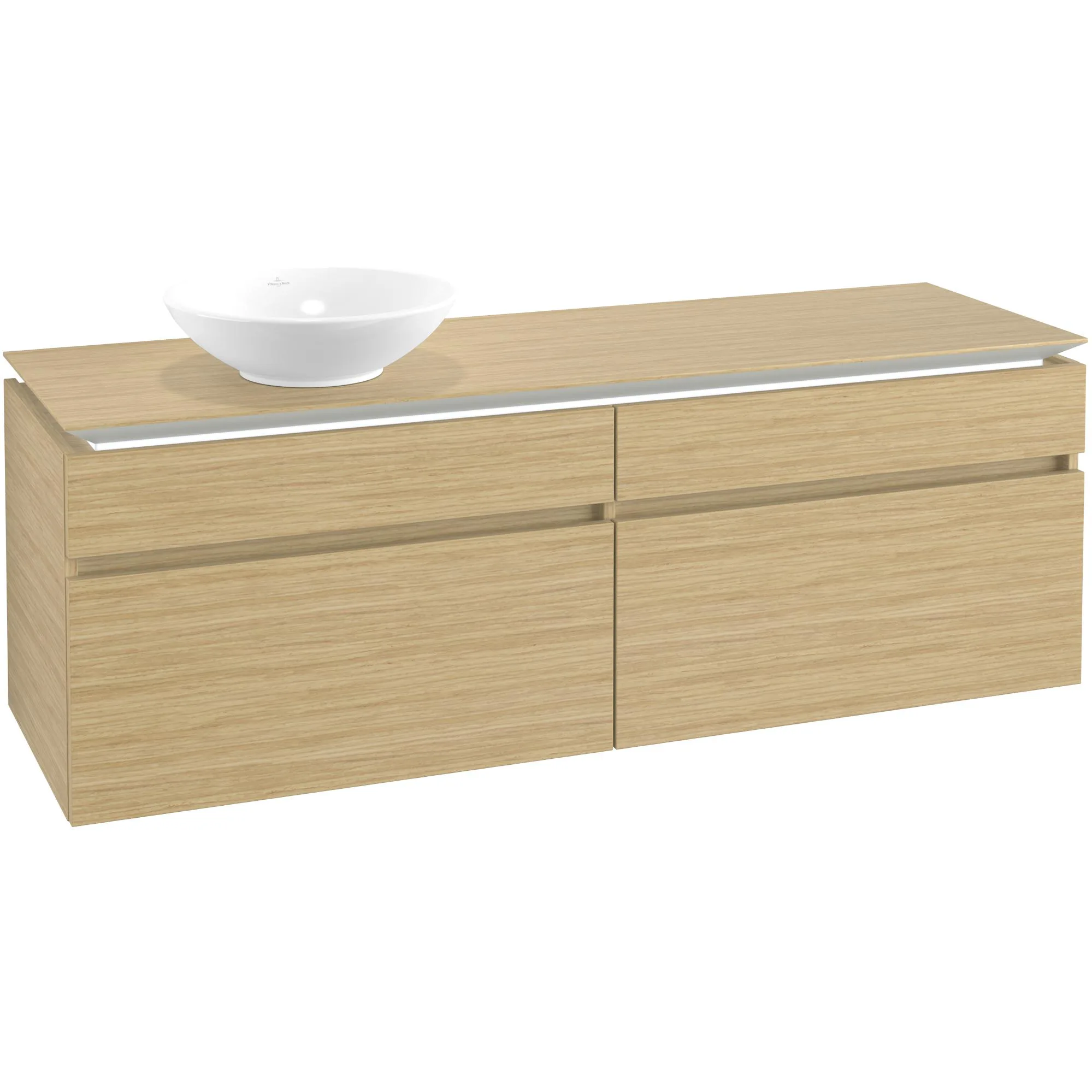 Tvättställsskåp Villeroy & Boch Legato 1600 med 4 Lådor för Fristående Tvättställ