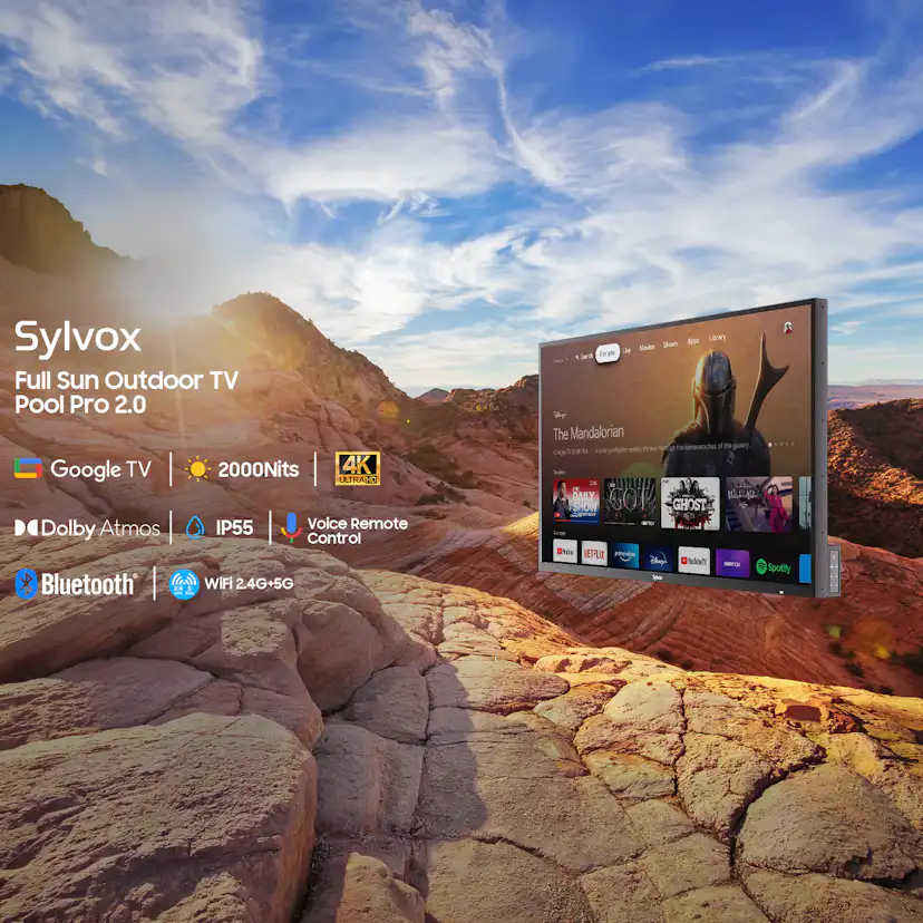 Utomhus TV Sylvox Pergola Pro 2.0 75tum