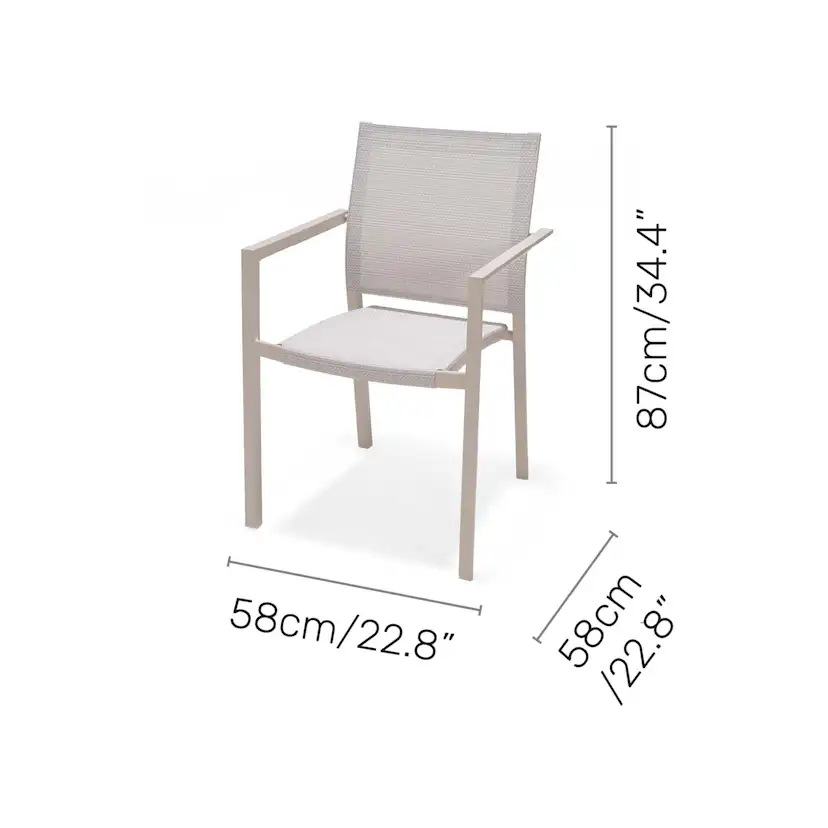 Trädgårdsfåtölj LifestyleGarden Urbanite carver 2-pack