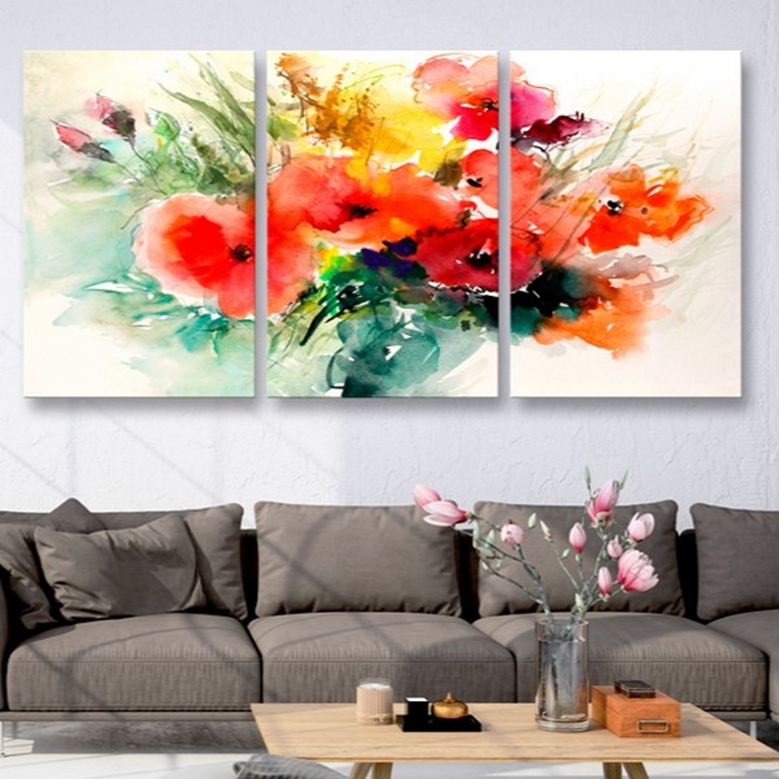 Tavla Arkiio Watercolor Bouquet