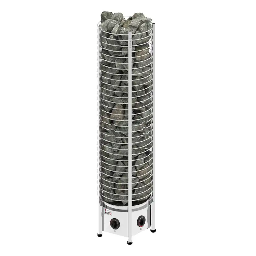 Elektriskt Bastuaggregat SAWO Tower Round 3P-1P