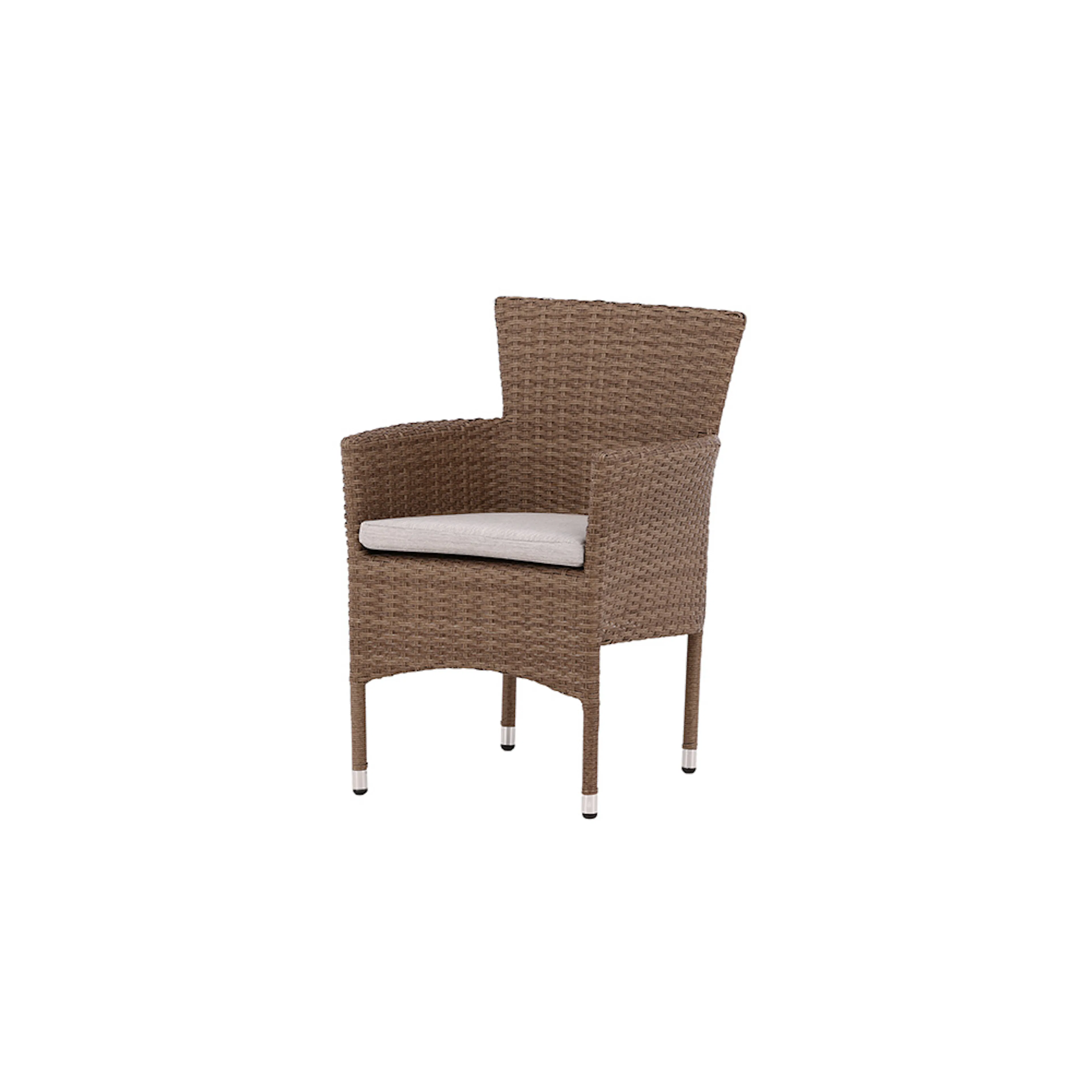 Malina Diningchair Alumnium - Nature / Wicker Natur