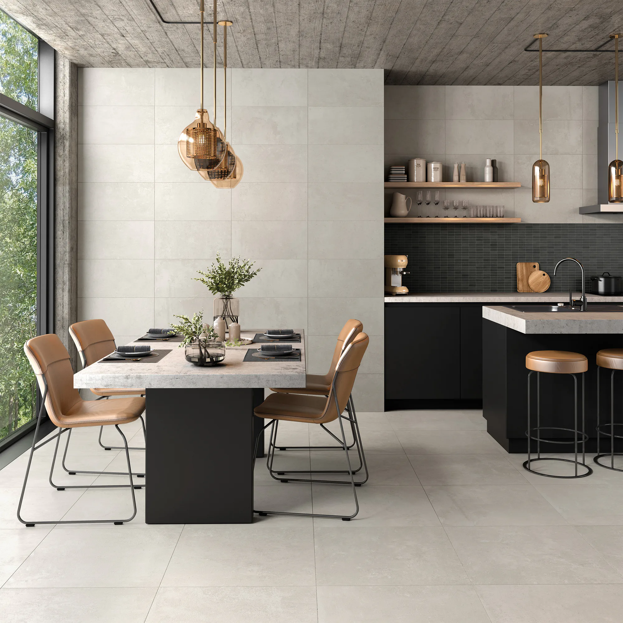 Klinker Aleluia Ceramics New Concrete Sand 60x60 cm