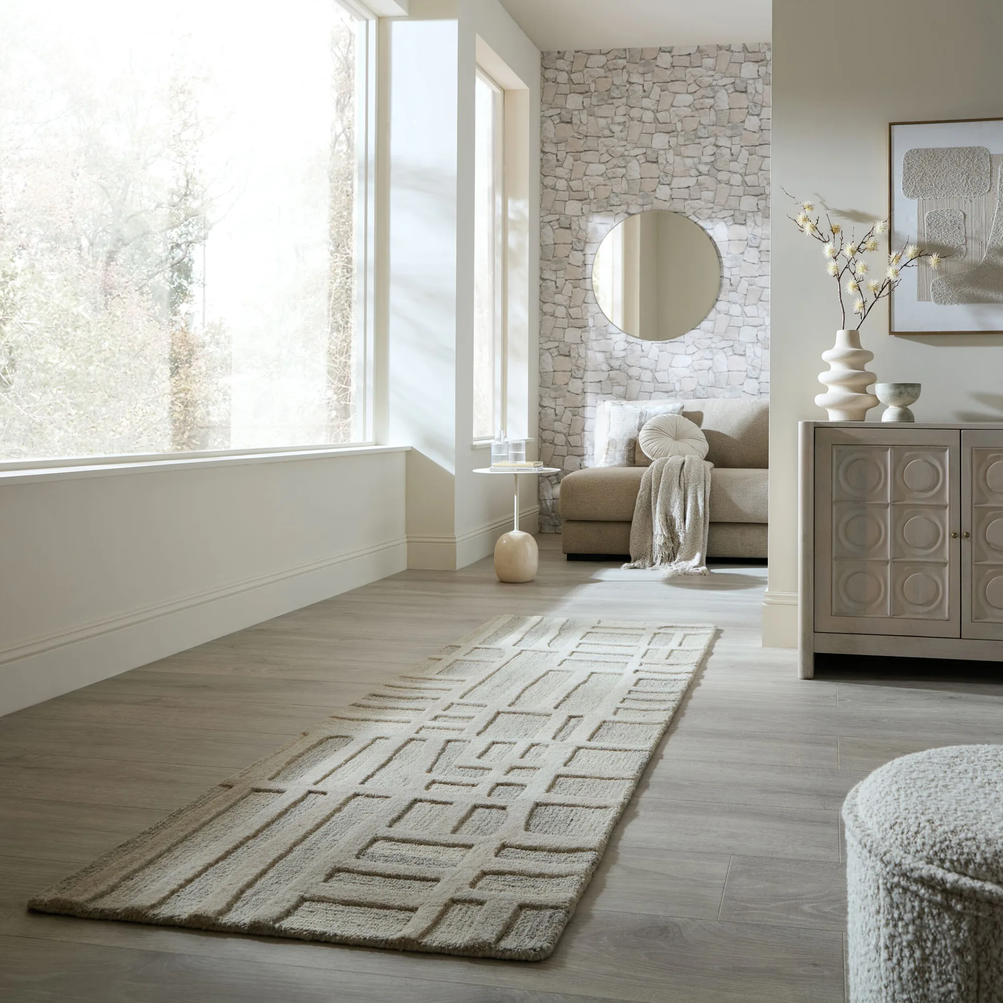 Gångmatta Flair Rugs Elva Wool