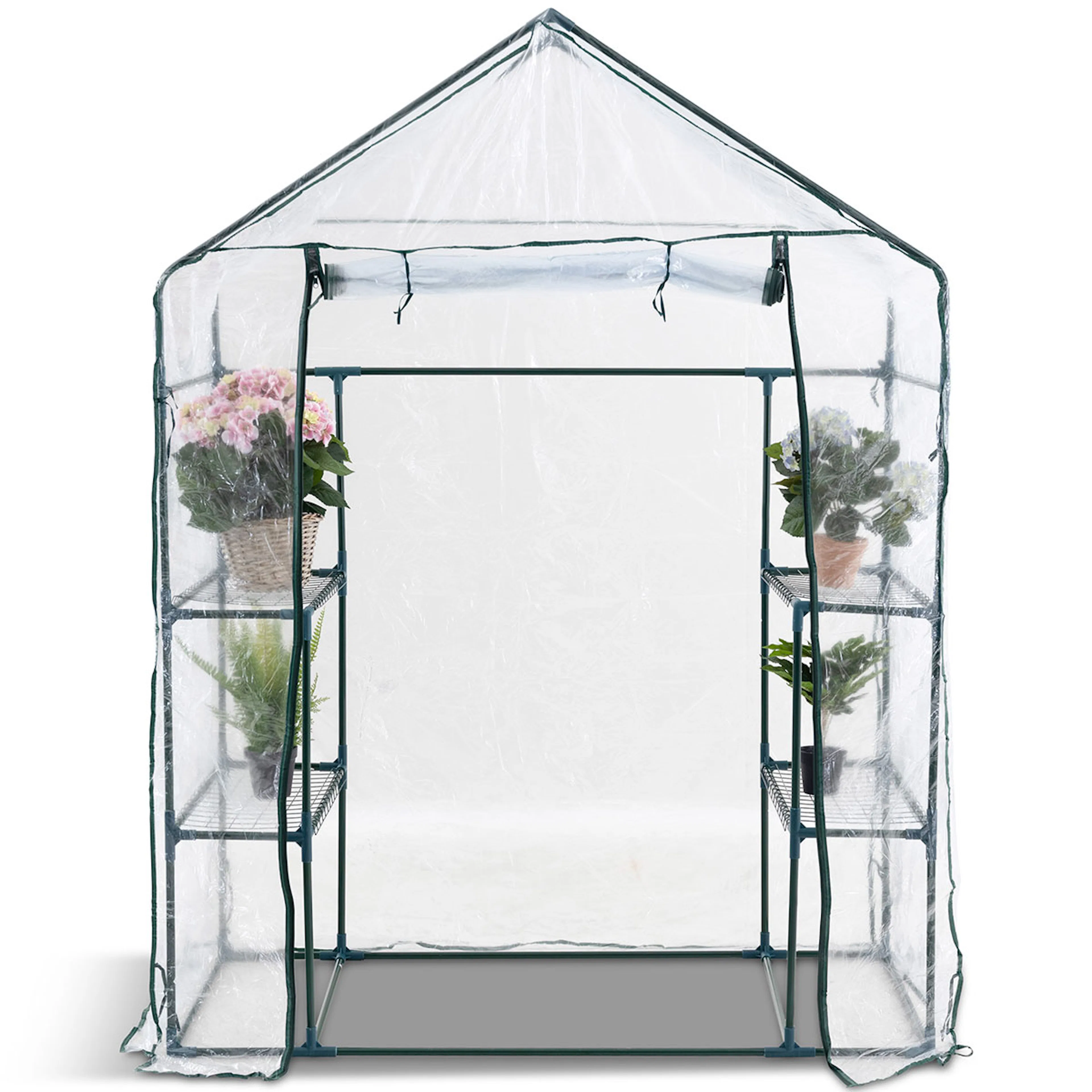 Växthus Metalcraft 1,04 kvm Transparent Rektangulärt