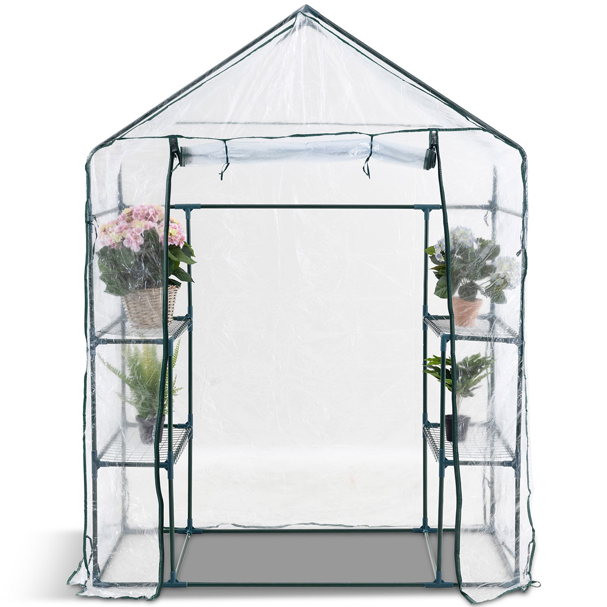 Växthus Metalcraft 1,04 kvm Transparent Rektangulärt