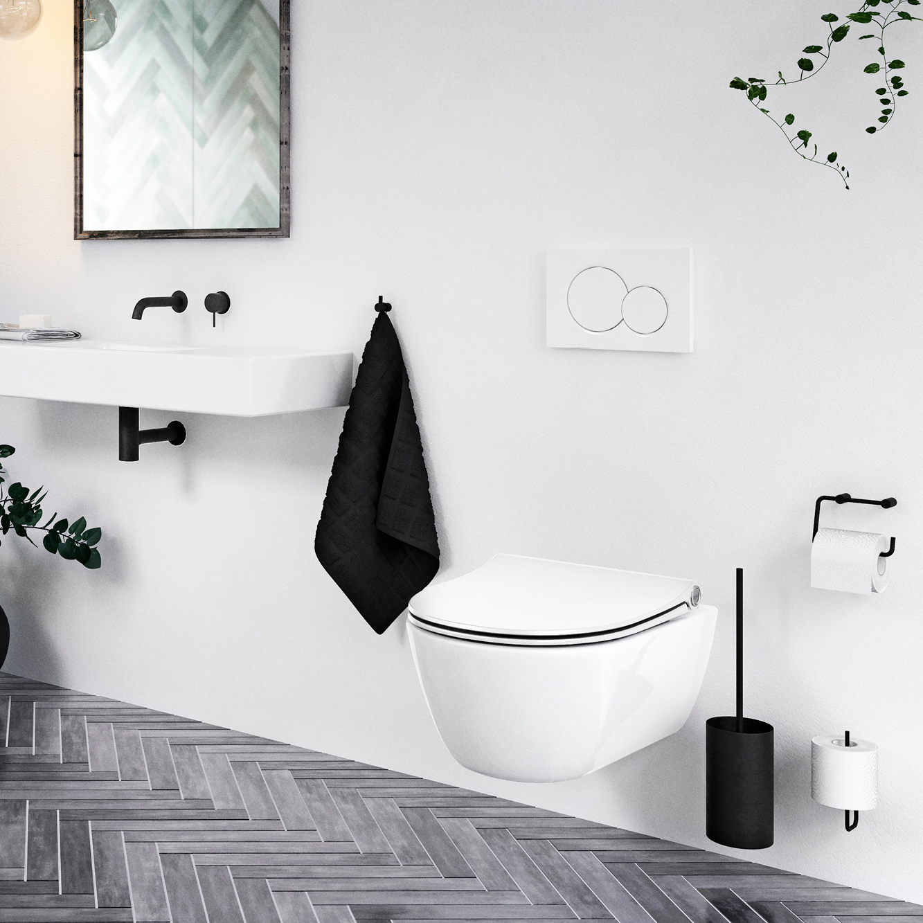 Toalettsits Pressalit Sway D2 994