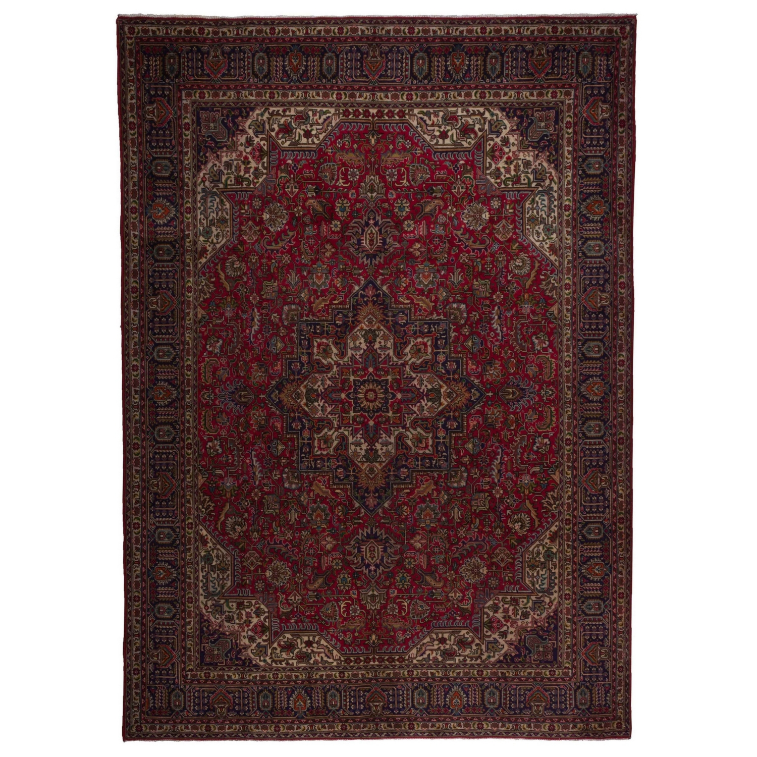 Persisk Matta Arkiio Tabriz Patina 245x351