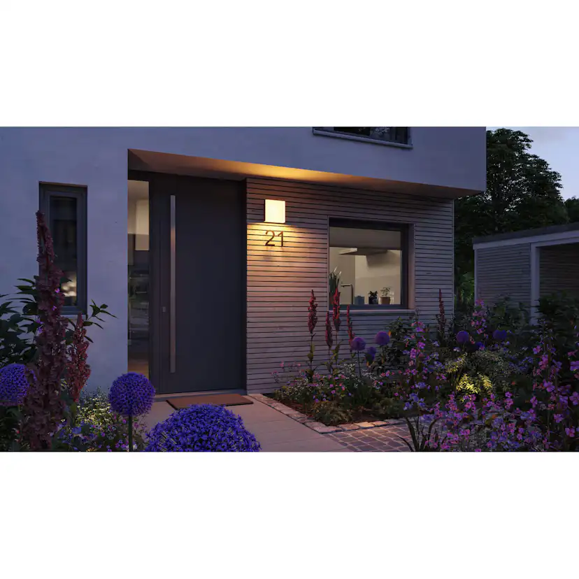 Fasadbelysning LED Paulmann Azalena med Skymningsstyrd rörelsedetektor Smart Home Zigbee 3.0 IP44 230V