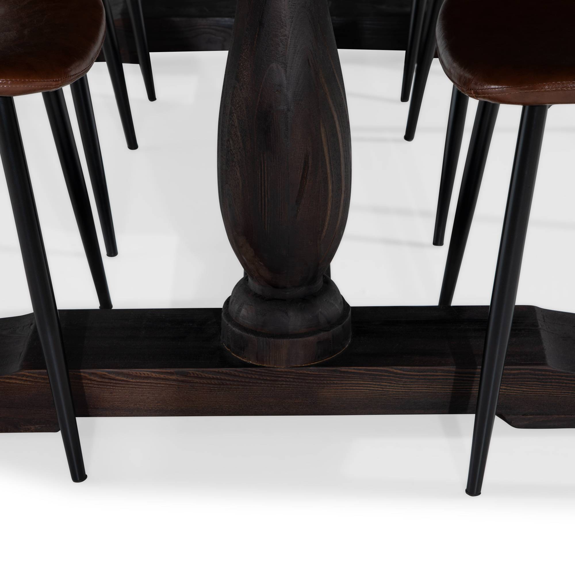 Matgrupp Basic Home Dijon Rektangulärt 200 cm med 6 Nibe Matstol