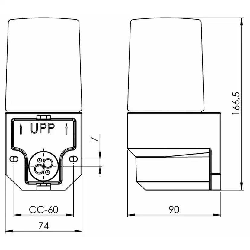 Vägglampa Ifö Electric Lampett 40W Bastu