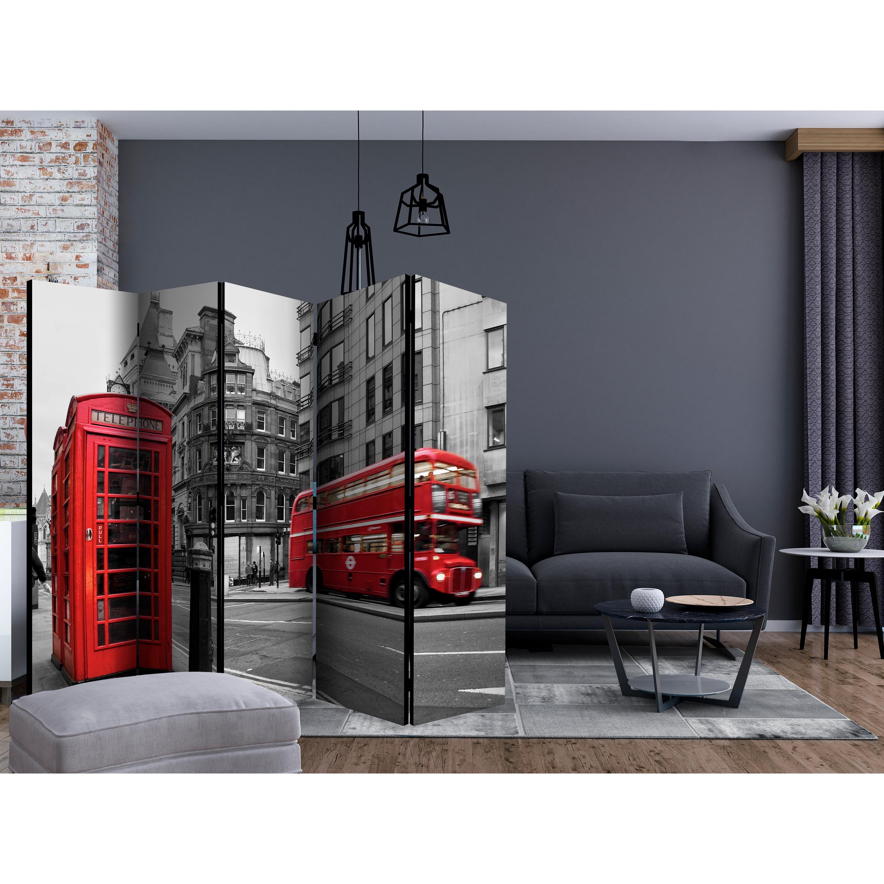 Rumsavdelare Skärmvägg Arkiio London Icons II 225x172 cm