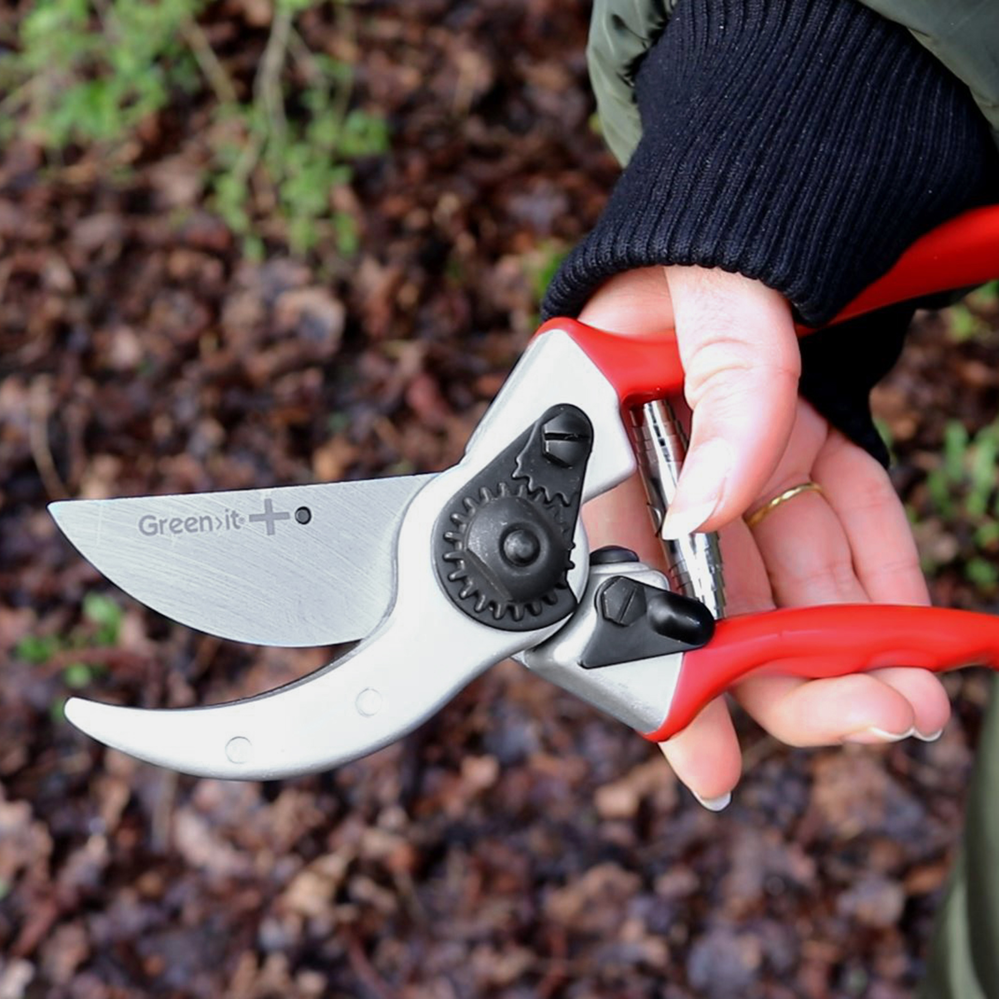 Sekatör Home it Plus-120 med Böjt Skär