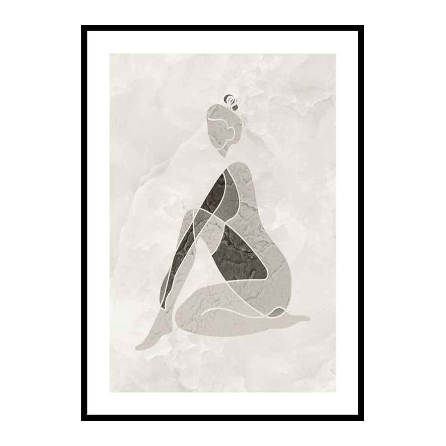 Poster Gallerix Marble Figure No1