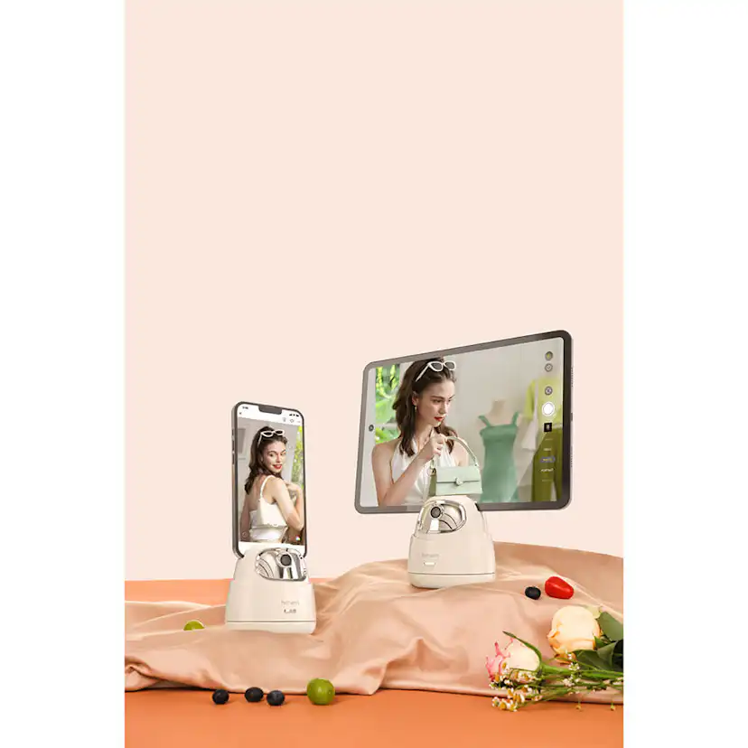 Telefonhållare Hohem Ai Auto Tracking Holder Go 2-axis Ai Tracking White