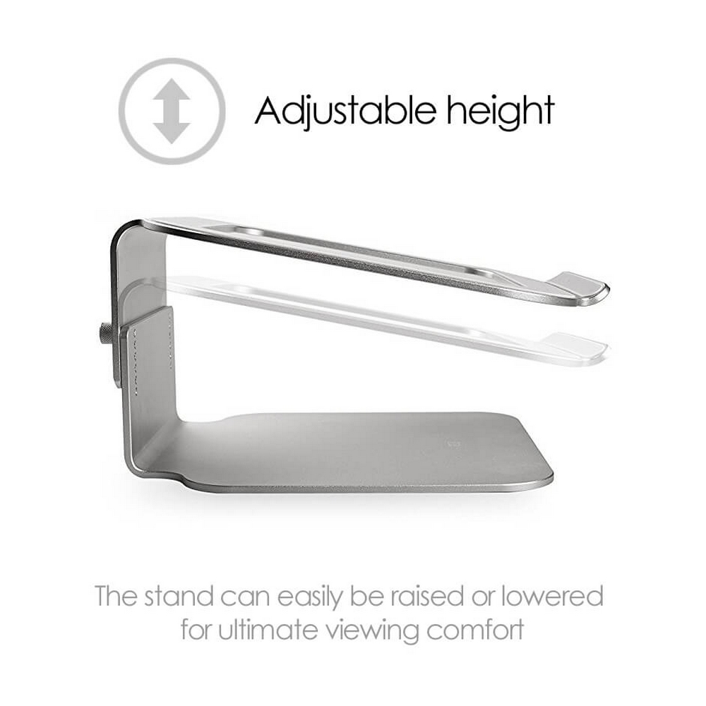 Laptopställ Desire2 Riser Elavator Justerbar Universal Silver