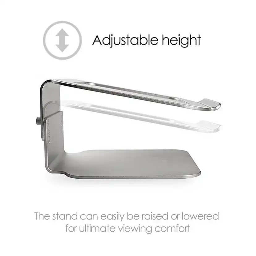 Laptopställ Desire2 Riser Elavator Justerbar Universal Silver