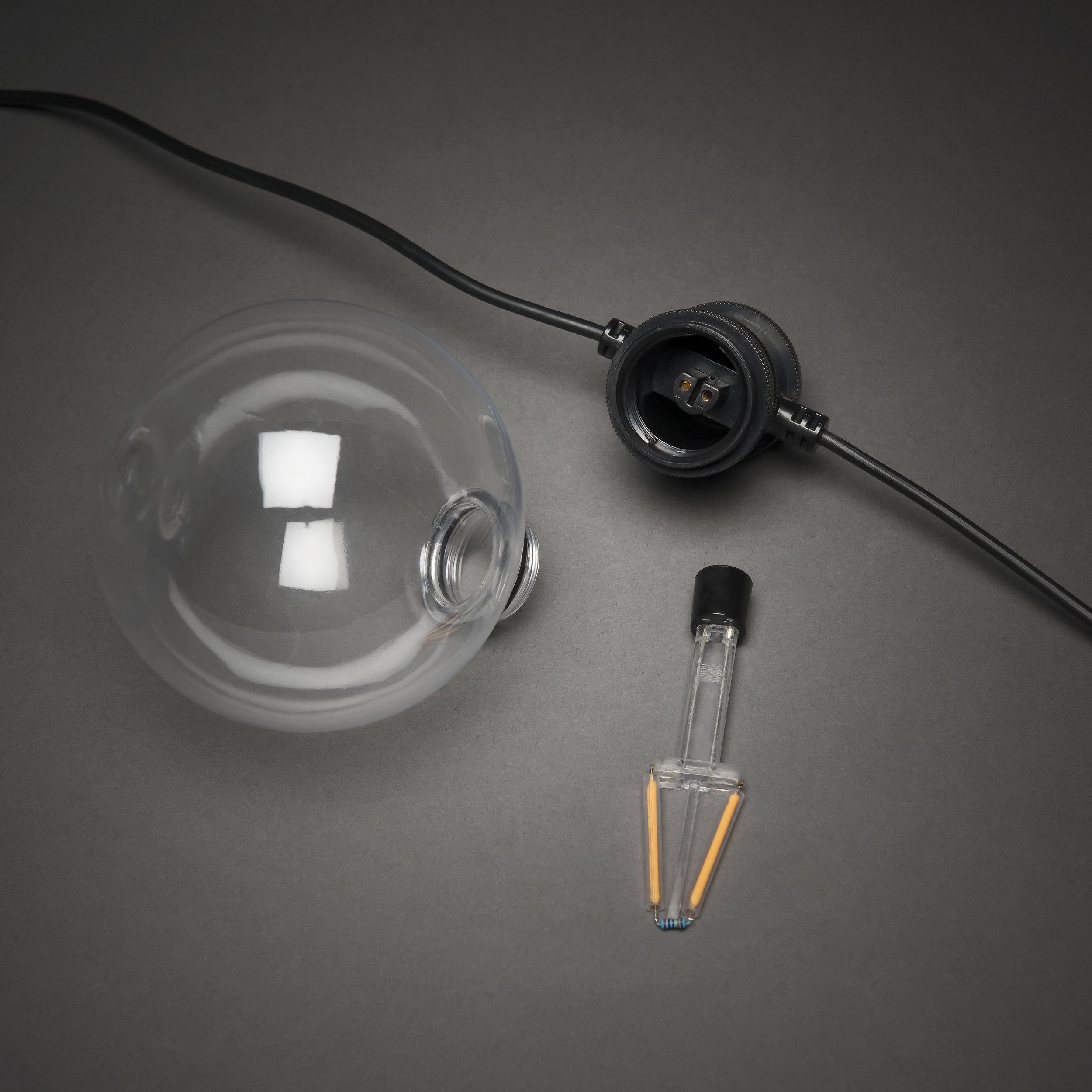 Ljusslinga Gnosjö Konstsmide E27 10L LED Utbytbar