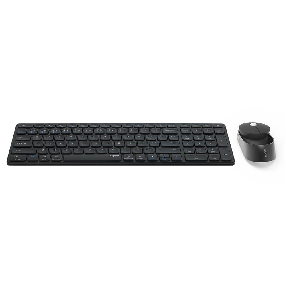 Tangentbord/Mus Set RAPOO 9750M Multi-Mode Trådlös