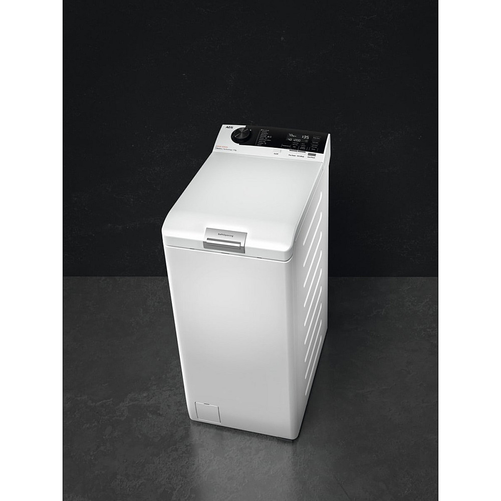 Toppmatad Tvättmaskin AEG LTR8A631E1 8000-serien Vit med PowerCare och ProSteam