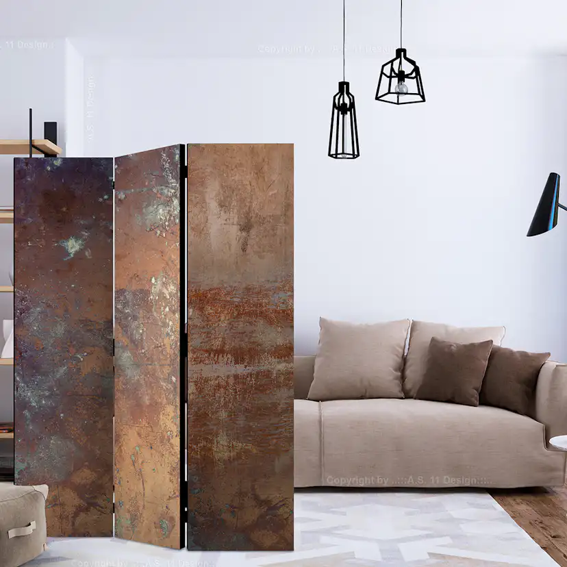 Rumsavdelare Skärmvägg Arkiio Rusty Plate 135x172 cm