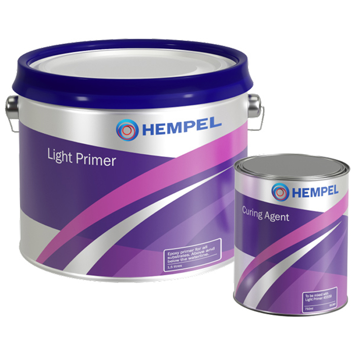 Hempel Light Primer Stone Grey 2,25L Volym: 2,25 l, Utförande: Grå