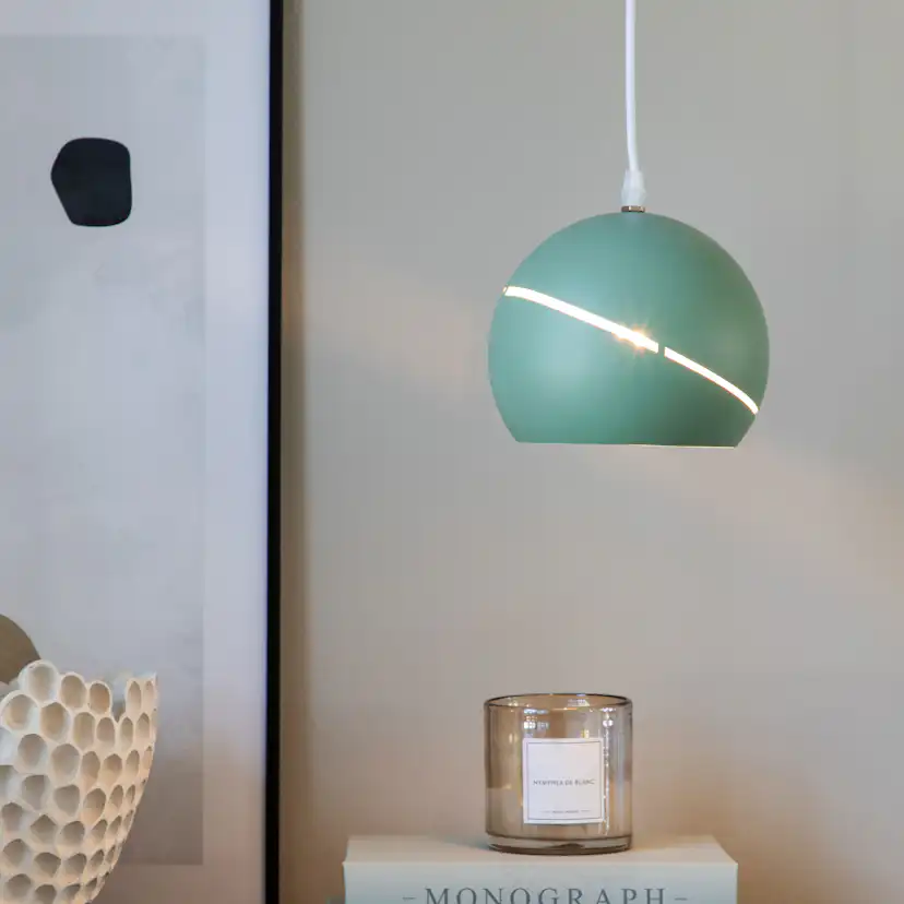 Wei Pendant Lamp D180*H150 Green Grön