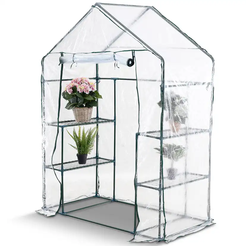 Växthus Metalcraft 1,04 kvm Transparent Rektangulärt