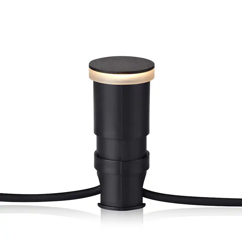 GARDEN 24 Decklight 60mm 3W Svart Decklight 60 mm