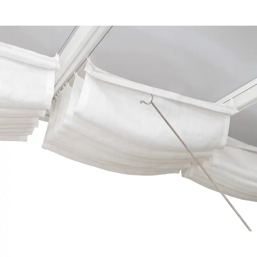 Persienn Canopia by Palram Skuggkit Vit Till Pergola 3 x 9,15 m