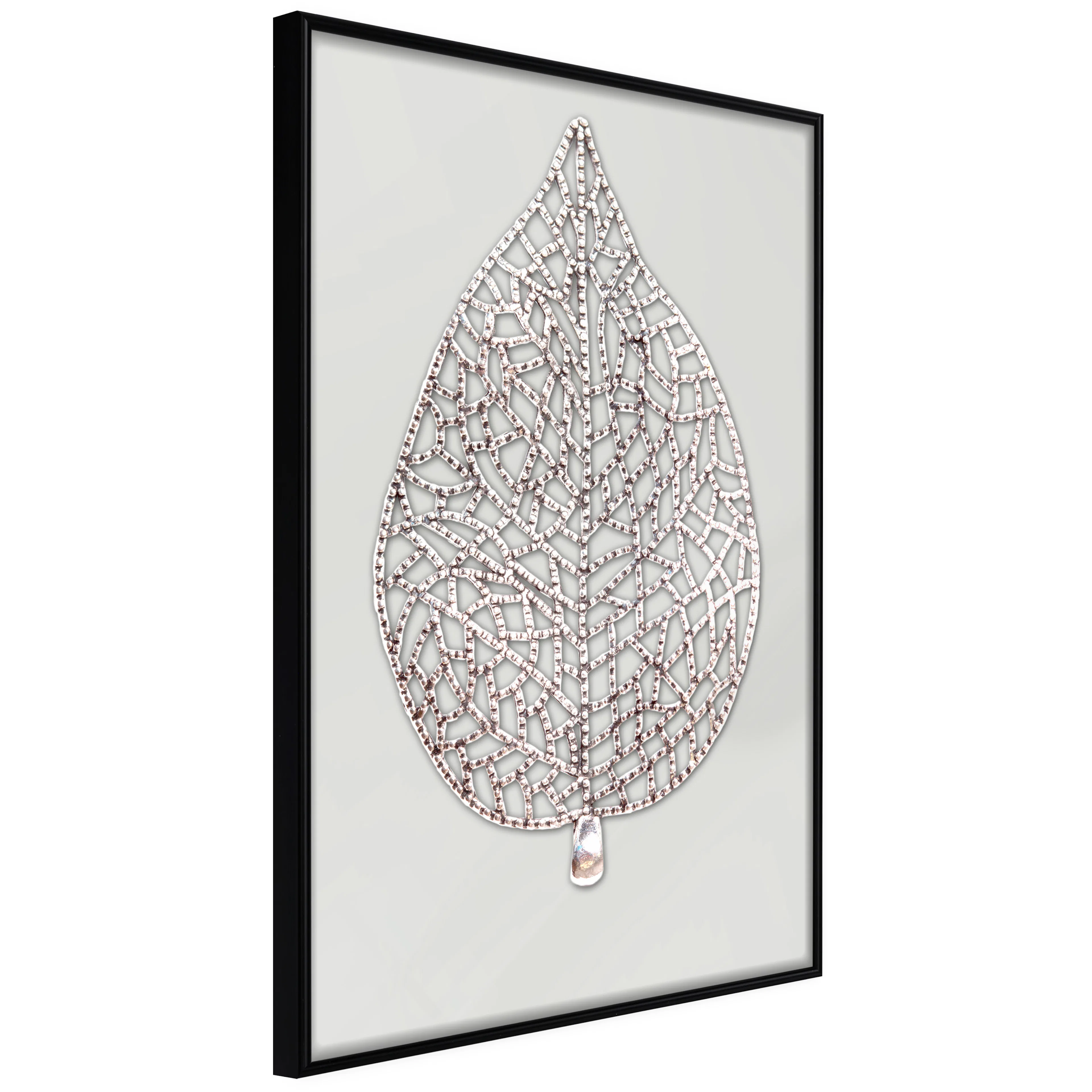 Affisch - Azur Leaf [Poster] 20x30 Svart ram, 20x30 cm