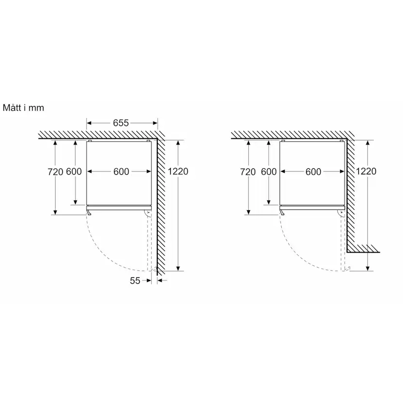 Kyl/frys Bosch KGN39AWCT Serie 6 Energiklass C