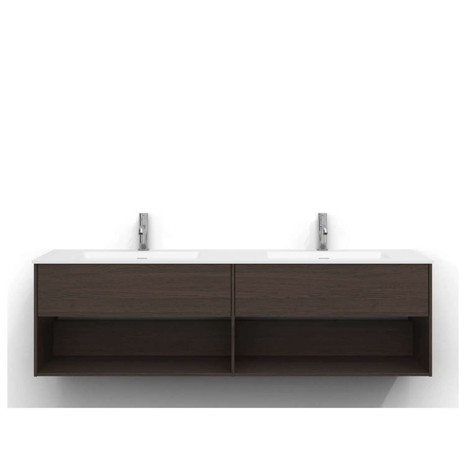 Tvättställsskåp Svedbergs Epos 160x45 med 1+1 Lådor