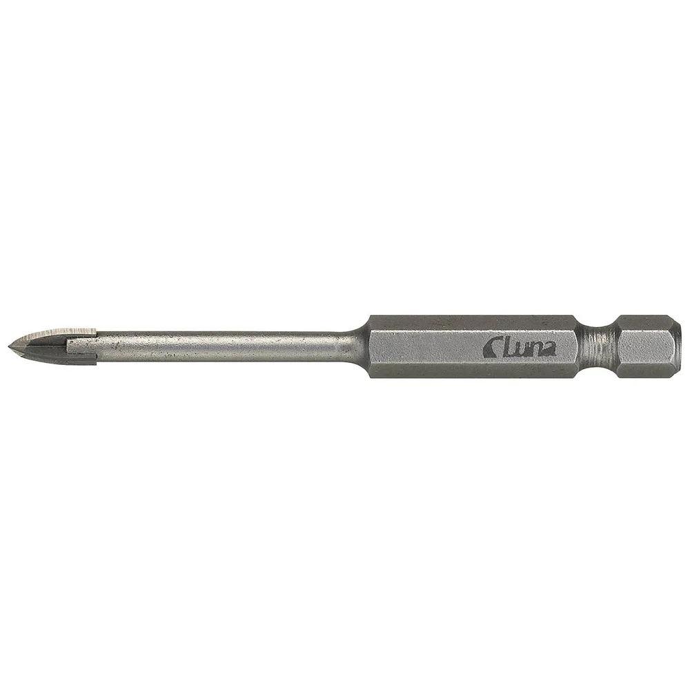 Kakelborr Luna Tools med hårdmetallspets och 1/4"-hexagon-fäste