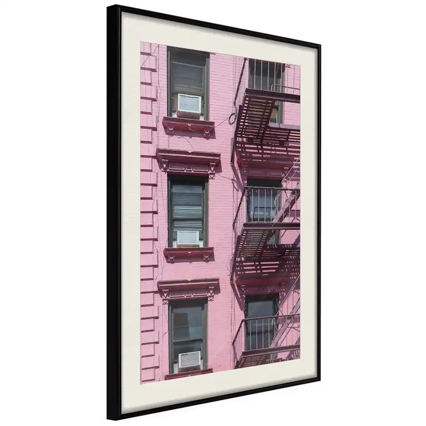 Poster Artgeist Affisch Fire Stairs