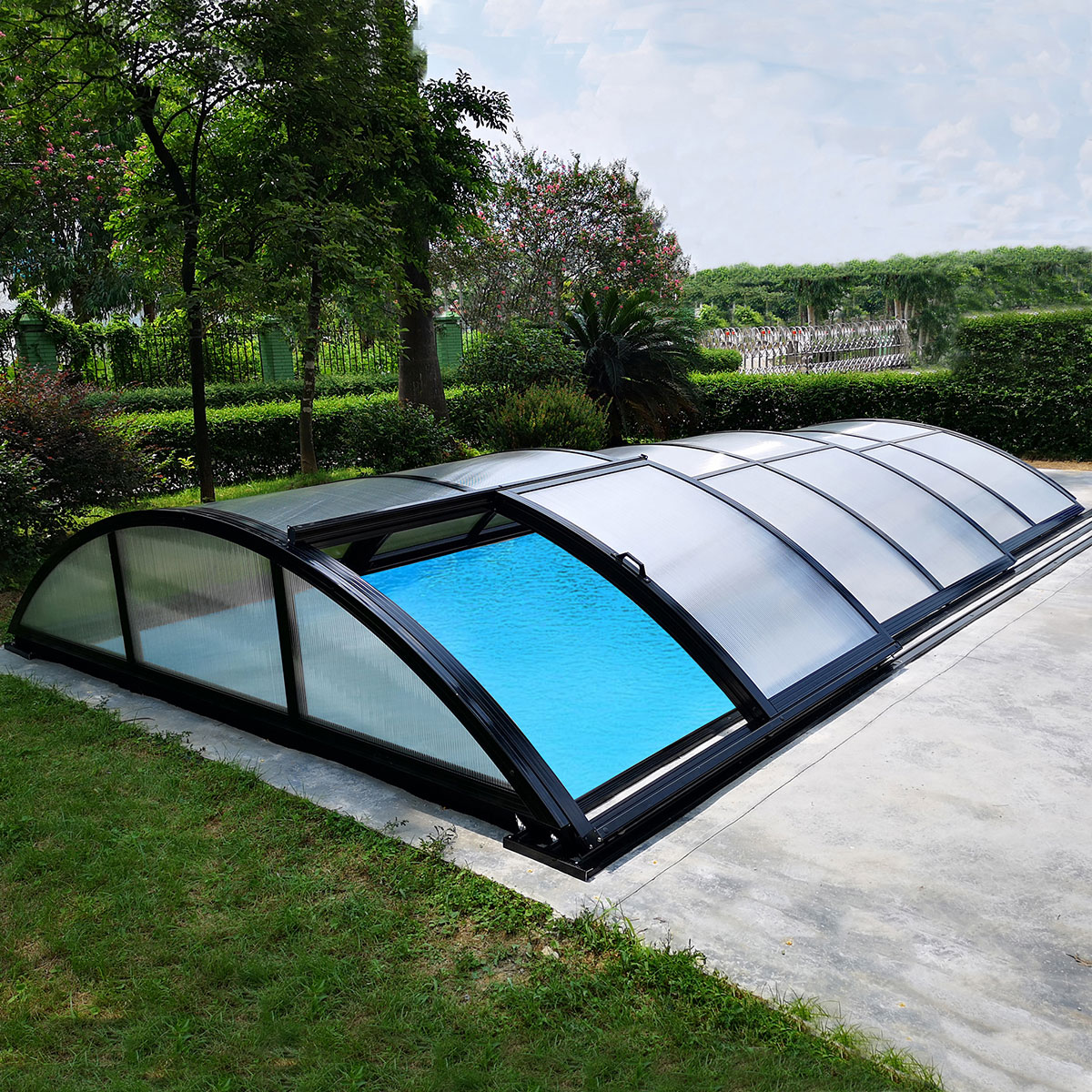 Pooltak Metalcraft 5x10m 4 mm Klar Kanalplast