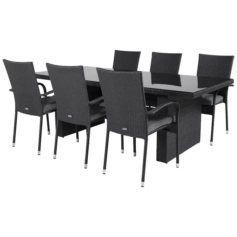 Matgrupp Venture Home Pishi 200 med 6 Asta Stolar