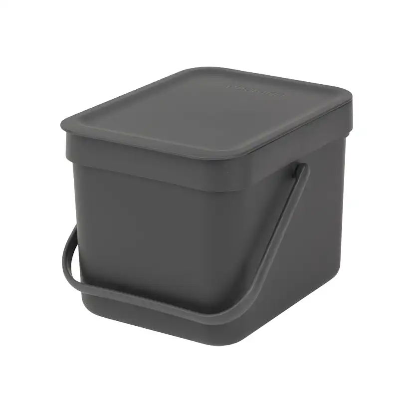 Papperskorg Brabantia SORT & GO 6 L Anthracite Färg: Anthracite, Volym: 6 l