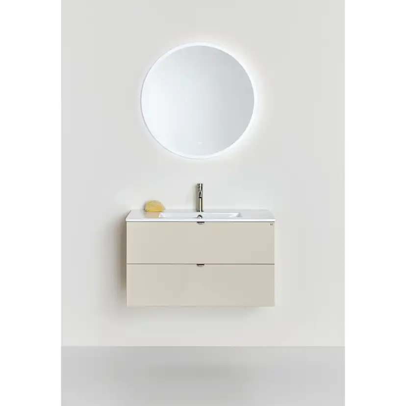 Tvättställsskåp Hafa Go 2 Lådor med Tvättställ Beige