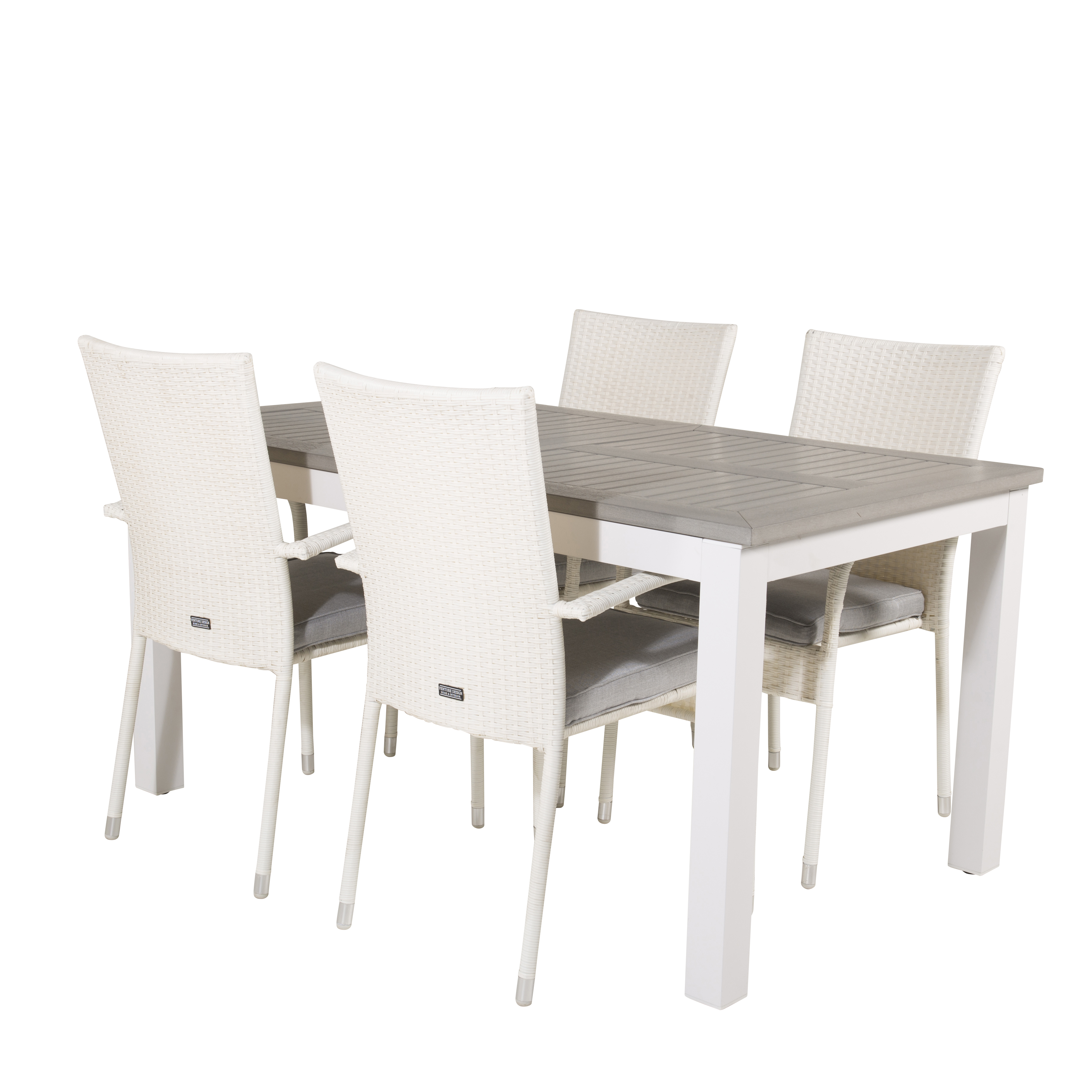Matgrupp Venture Home Aleyna 160/240 med 4 Asta Stolar