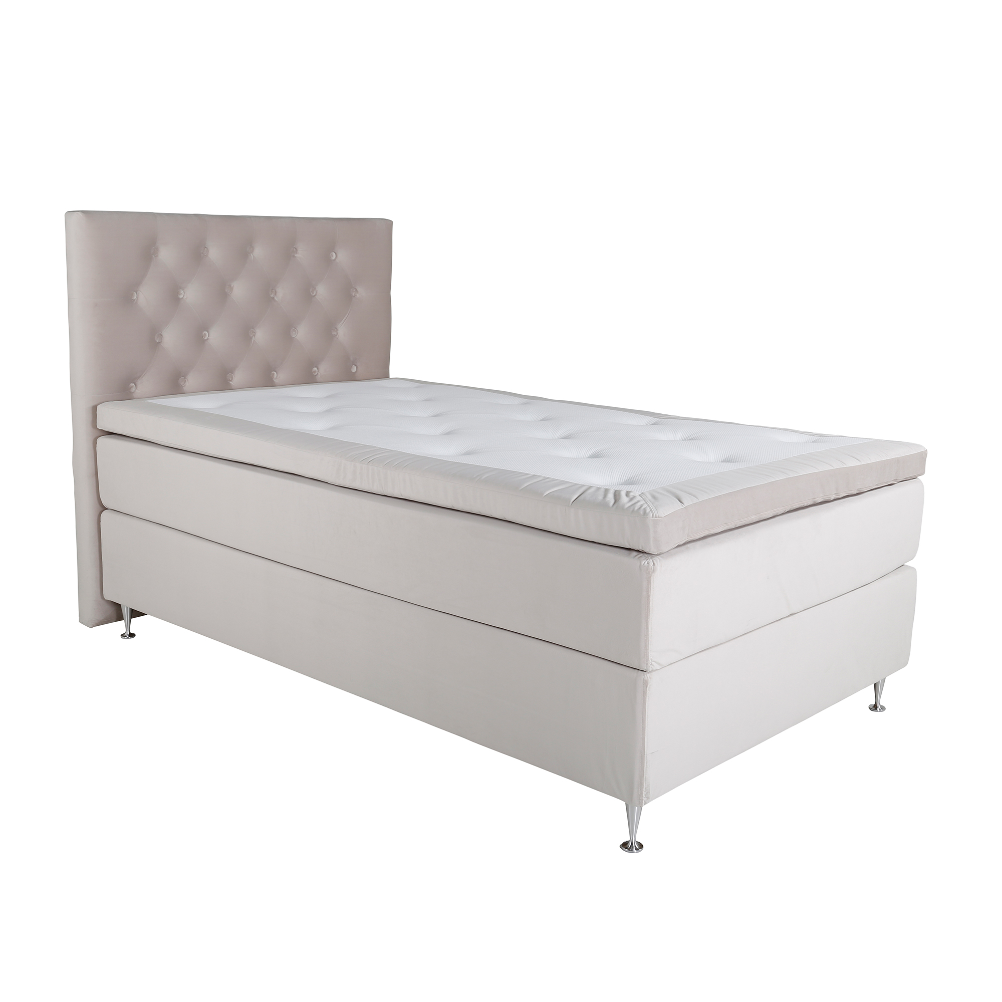 Kontinentalsäng Venture Home Frösslunda Sammet med Sänggavel Föra