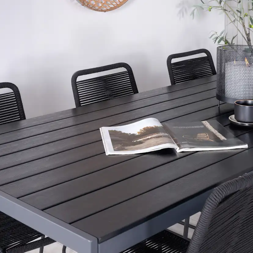 Matgrupp Utomhus Venture Home Break med 6 Lindos Trädgårdsstolar