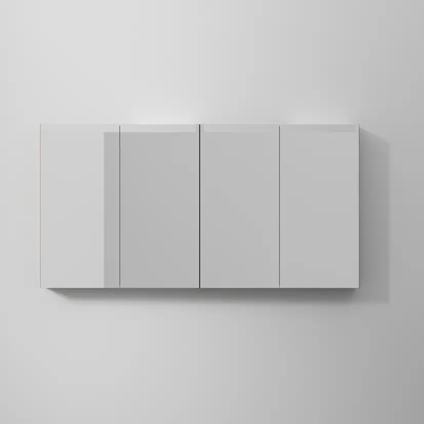 Spegelskåp Stage Plus 140, Dark Oak, 4 Luckor,1400x720x140 Bredd: 1400 mm, Dark Oak, Dubbla luckor