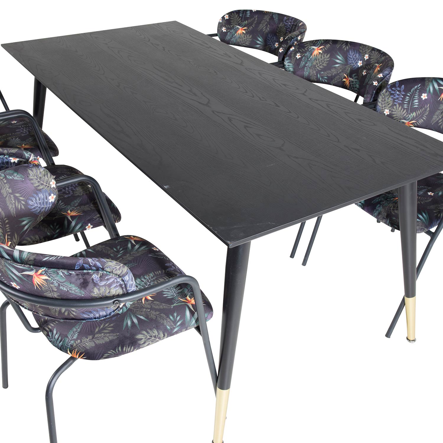 Matgrupp Venture Home Disa med 6 Aris Stolar Polyestertyg