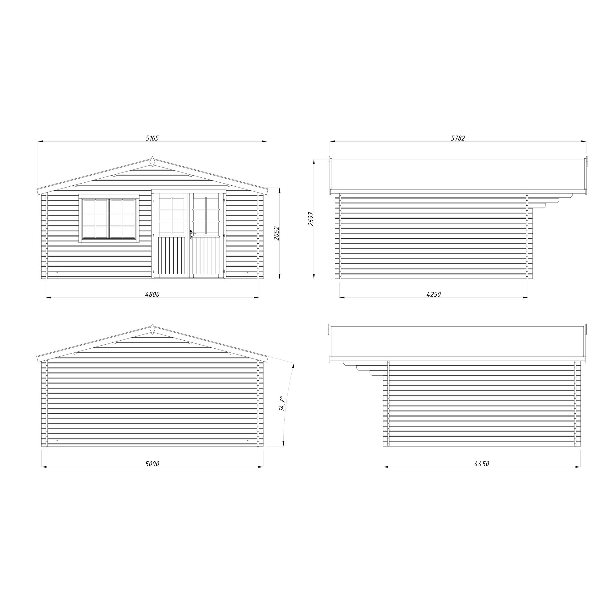 Stuga Palmako Britta 19,7 m2