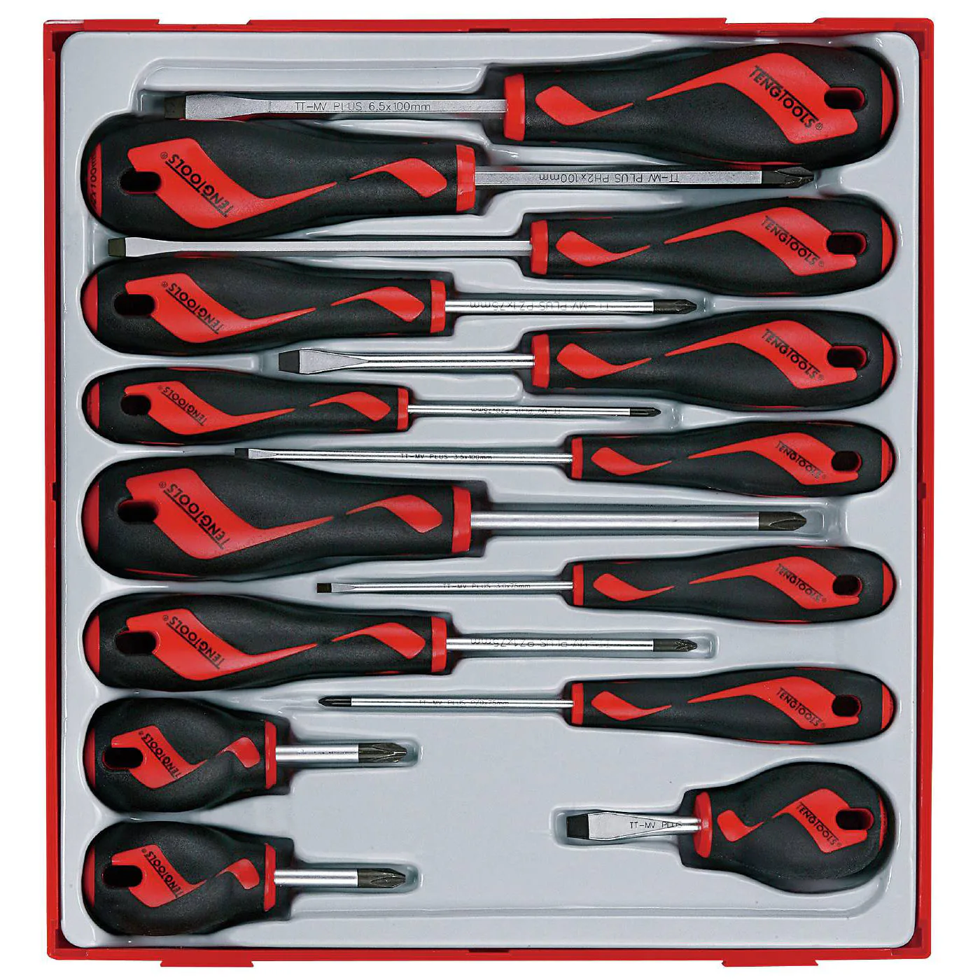 Skruvmejselsats 14 delar Teng Tools TTD914N