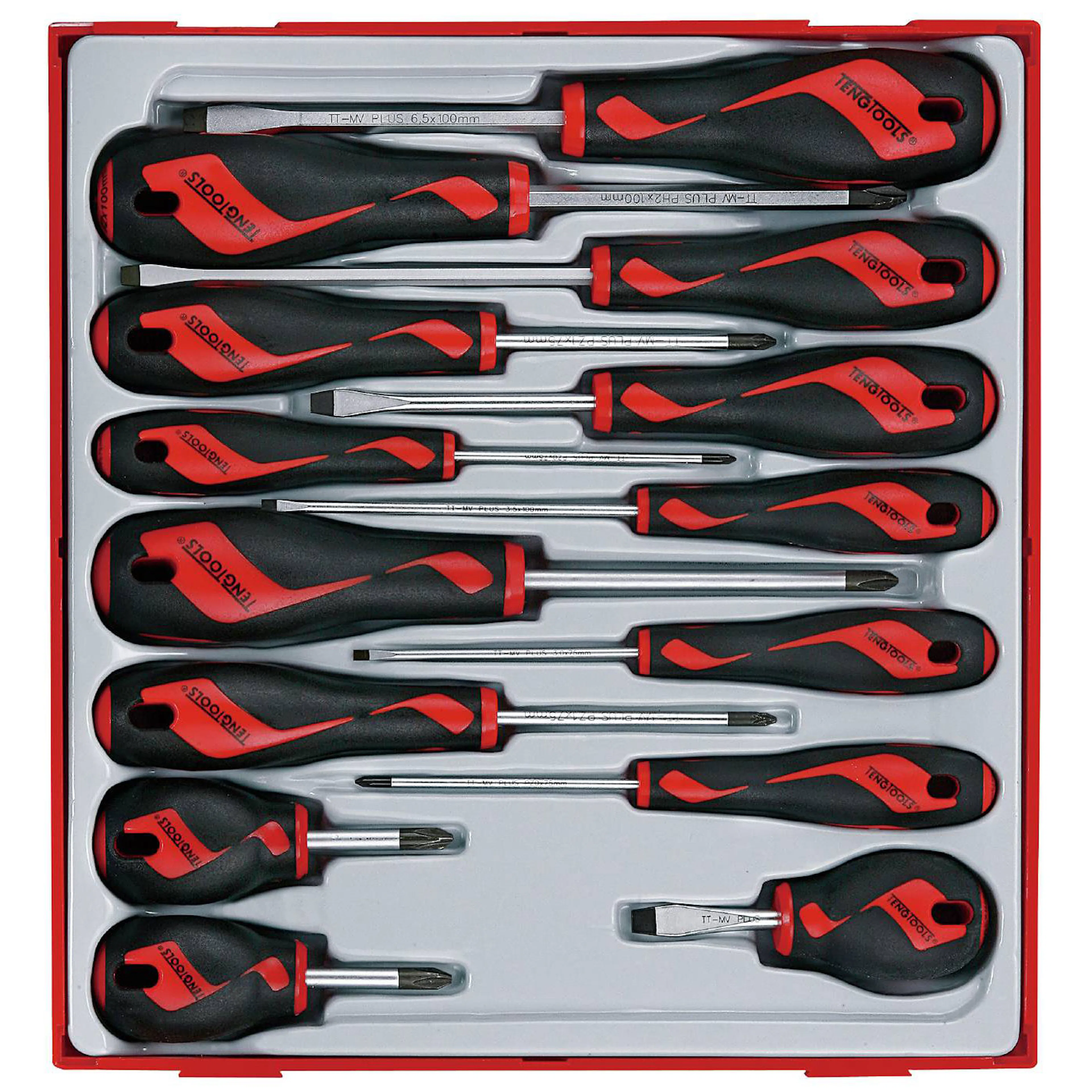 Skruvmejselsats 14 delar Teng Tools TTD914N